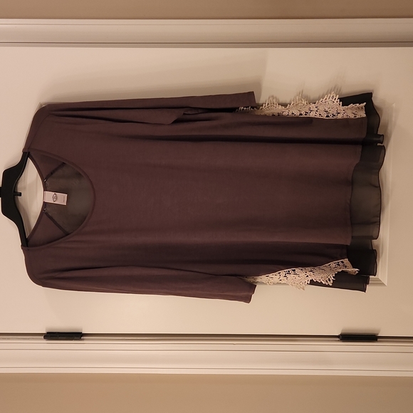 Pink Coconut Boutique, XXL, Olive Green Tunic - Picture 1 of 4